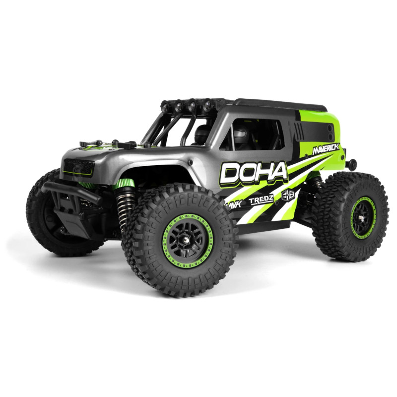 Desert Truck Elétrico Maverick Doha 1/20 RTR 4WD - Verde
