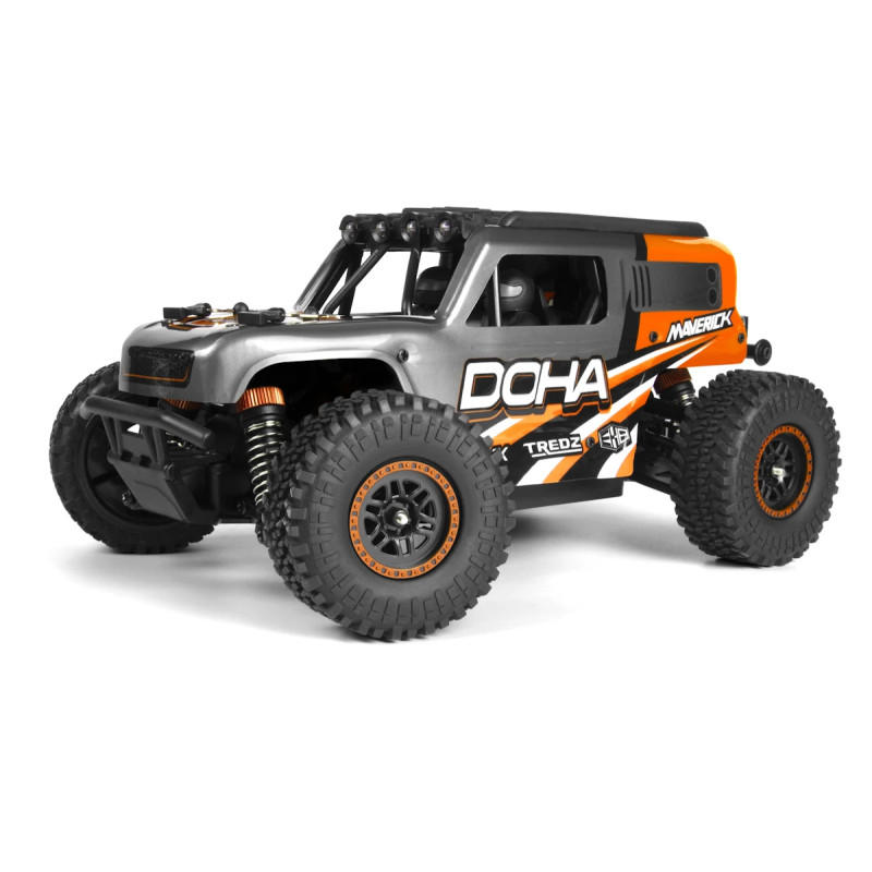 Desert Truck Elétrico Maverick Doha 1/20 RTR 4WD - Laranja